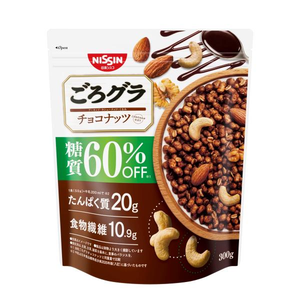 Nissin Cisco 日清 粽合穀物麥片  醣值減少 60%（黃豆粉 300 克/巧克力堅果 300 克）