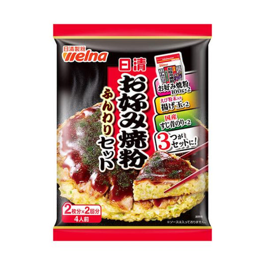 Nissin Seifun 日清製粉 食品 調理粉 Welna 日清大阪燒調理粉 1包/4人份