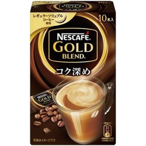 雀巢 Gold Blend 深濃咖啡棒 1 盒 10 粒/Gold Blend 1 瓶 120g MJ
