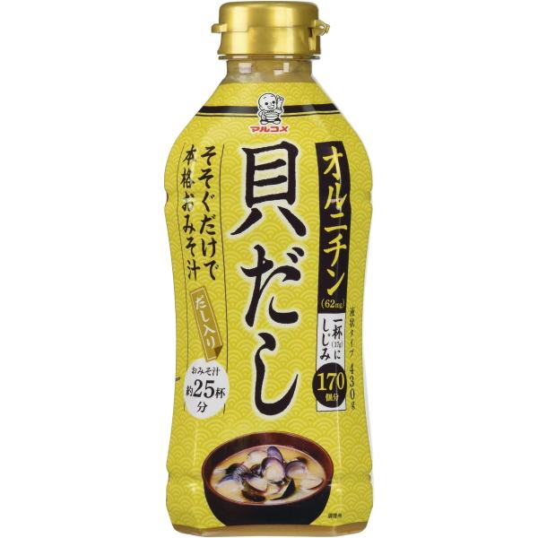 Marukome 丸米 液體味噌醬（貝高湯/紅味噌/料亭風味/料亭風味低鹽/鹽糀風味）430g