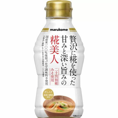 Marukome 丸米 液體味噌醬（貝高湯/紅味噌/料亭風味/料亭風味低鹽/鹽糀風味）430g