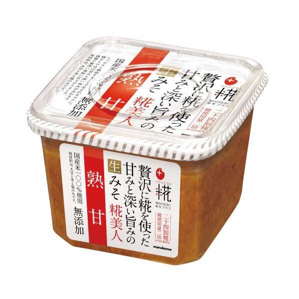 Marukome 丸米 Plus糀 (生味噌 糀美人熟甘風味 / 無添加 糀美人）650g