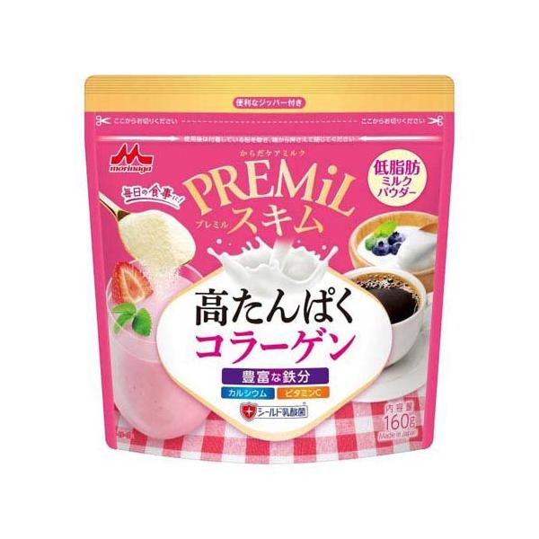 Morinaga Milk森永乳業 PREMiL 膠原蛋白 低脂 奶粉 高蛋白 160g