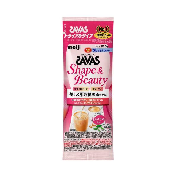 Meji 明治 飲料 高蛋白 Zabas Shape&Beauty 奶茶口味試用包 1包 (10.5g)
