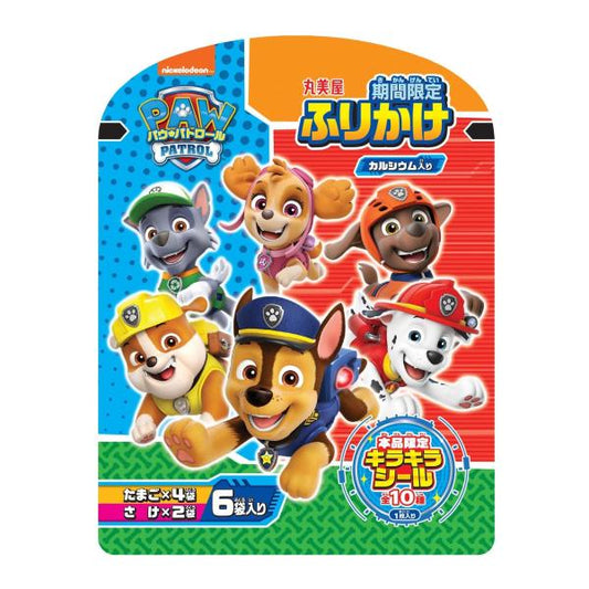Marumiya 丸美屋 食品 香鬆 汪汪隊立大功 拌飯香鬆 雞蛋x4 &鮭魚x2 6包入