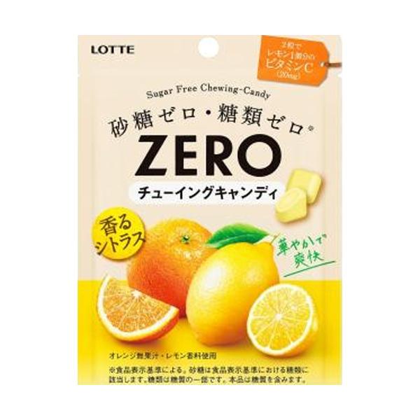 Lotte 樂天 ZERO咀嚼糖 柑橘味 26g