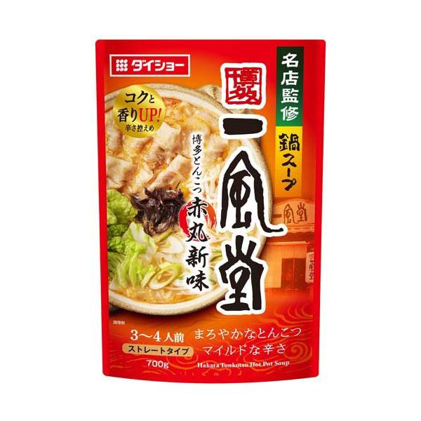 Daisho 大正 食品 火鍋湯 名店監製火鍋湯 一風堂博多豚骨赤丸新口味 3-4人份(700g)