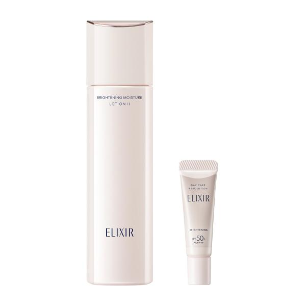 ELIXIR 怡麗絲爾 淨白系列 美白抗老保養體驗組 aD ba 170ml+5ml