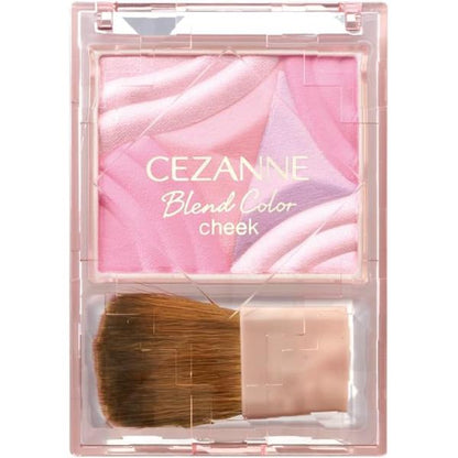 CEZANNE 腮紅盤 (01 珊瑚協奏曲 / 02 浪漫粉) 4.5g