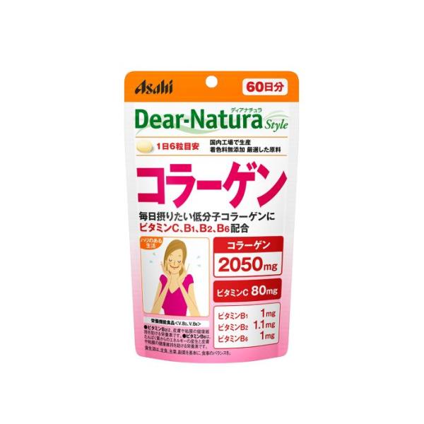 Asahi Dear Natura style系列 袋裝 膠原蛋白 60天份 360顆