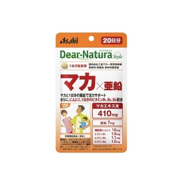 Asahi Dear Natura 袋裝 瑪卡x鋅 20天份 40顆