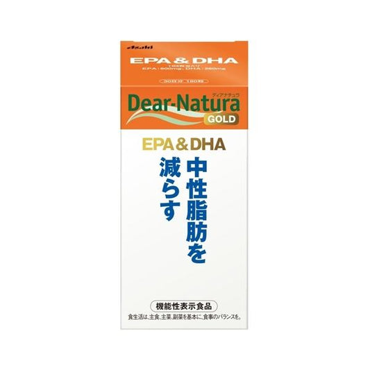 Asahi Dear Natura Gold系列 EPA & DHA 減少中性脂肪 30天份 180顆