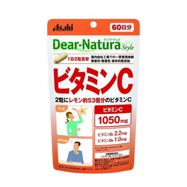 Asahi Dear Natura Style系列 袋裝 維生素C 60天份 120顆