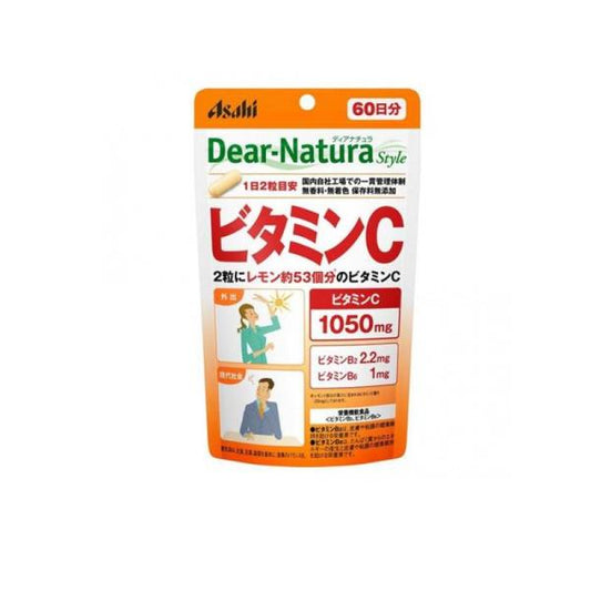 Asahi Dear Natura Style系列 袋裝 維生素C 60天份 120顆