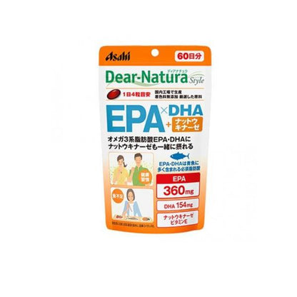 Asahi Dear Natura Style系列 EPAxDHA+納豆激酶 60天份 240顆