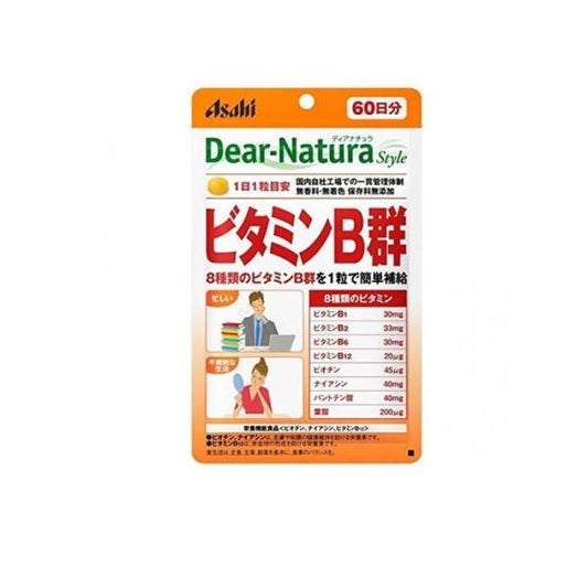 Asahi Dear Natura 袋裝 維生素B群 60天份 60顆