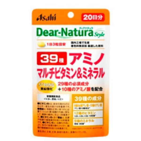 Asahi Dear Natura Style系列 39種氨基酸+綜合維他命+礦物質 20天份 60顆