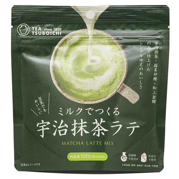 TSUBOICHI  拿鐵系列 (抹茶 / 黑豆黃豆粉/ 焙茶/茉莉花茶 / 香料茶/ 國寶茶 / 紅茶 )