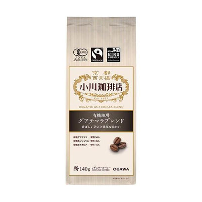 OGAWA COFFEE 小川珈琲 有機 咖啡粉（低咖啡因摩卡/瓜地馬拉特調）140g