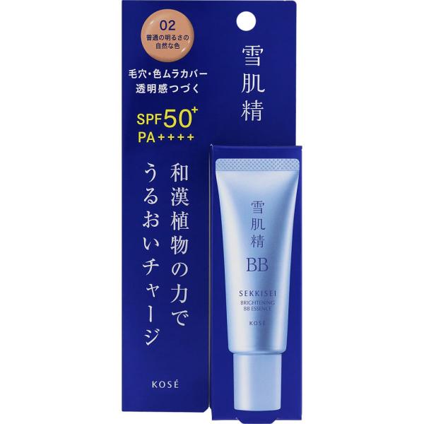 SEKKISEI 雪肌精 亮澤BB精華 BB霜 (01 微亮自然色 / 02 中亮自然色) 30g