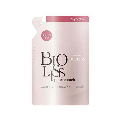 Kose高絲 Biolis Pure Retouch 蓬亂髮順直洗髮精 480mL / 補充裝 340mL