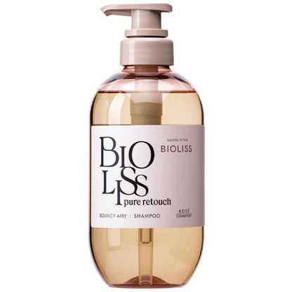 Kose高絲 Biolis Pure Retouch 扁塌髮順直洗髮精 480mL / 補充裝 340mL
