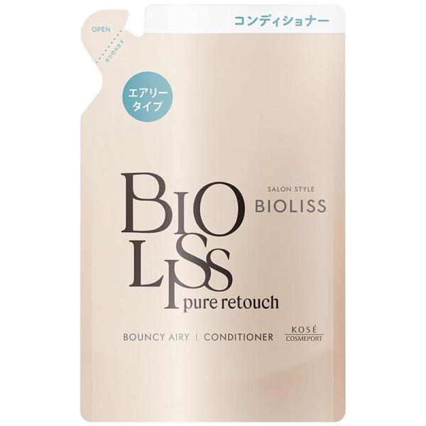 Kose高絲 Biolis Pure Retouch 扁塌髮順直護髮乳 480mL / 補充裝 340mL