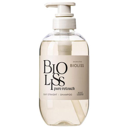 Kose高絲 Biolis Pure Retouch 捲翹髮順直洗髮精 480mL / 補充裝 340mL