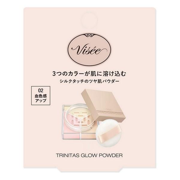 Visee Trinitas 煥彩柔焦三色蜜粉 (01 透明面紗 / 02 溫暖面紗) 5.5g