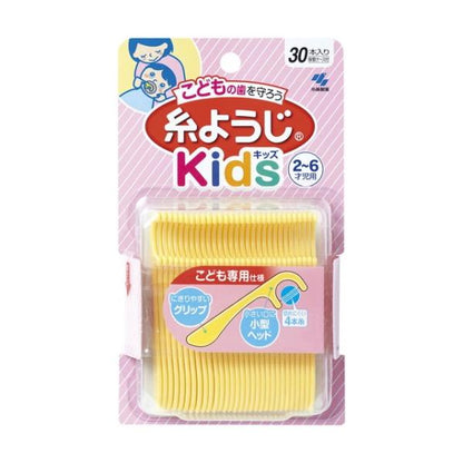 小林製藥 兒童牙線棒 適用於2-6歲兒童 1盒(30支)