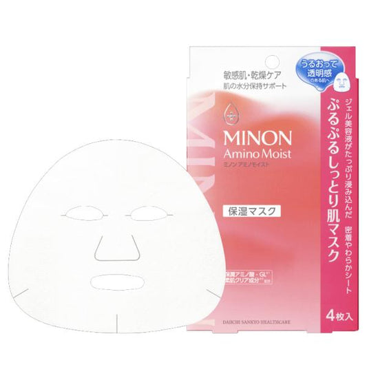 MINON 蜜濃 氨基酸保濕面膜 1盒 (22ml x 4 片入)