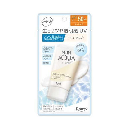 SKIN AQUA  Natural Veil UV 精華 透明白/玫瑰色 50g