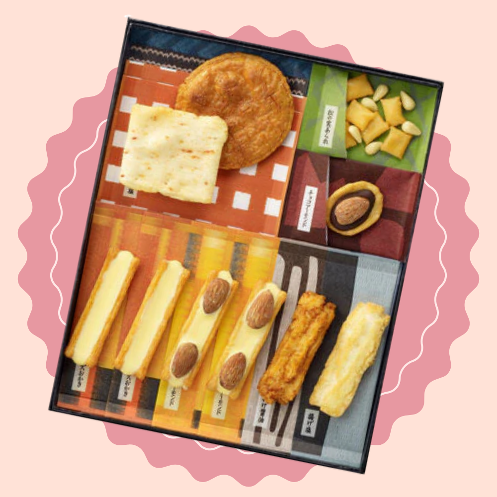 銀座曙光  三越伊勢丹煎餅 附紙袋 禮品