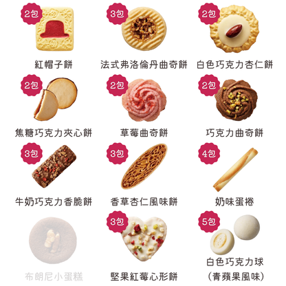 紅帽子 高帽子 紅帽子日本喜餅餅乾禮盒 伴手禮 沒有附贈紙袋 紙盒版