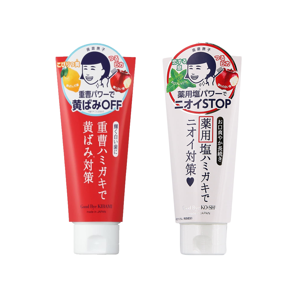 石澤研究所 歯磨撫子 小蘇打無垢淨白牙膏 140g 小蘇打潔口液 200ml