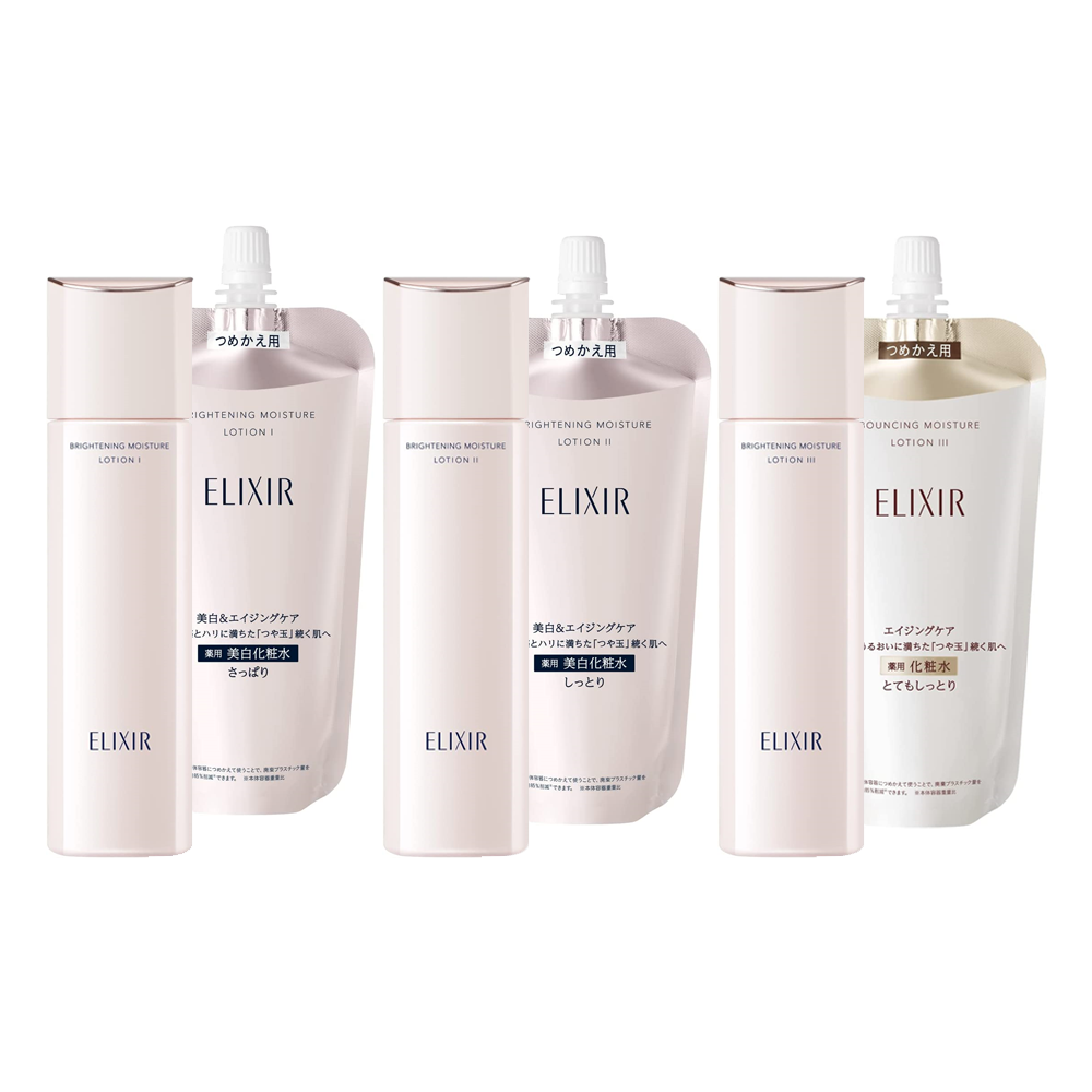 資生堂 ELIXIR 怡麗絲爾 化妝水 美白亮提化妝水 清爽 170mL