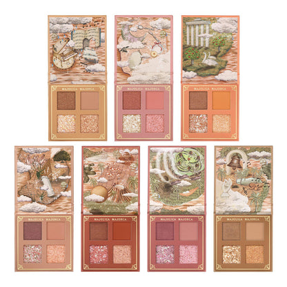 MAJOLICA MAJORCA 資生堂 眼影 四色啞光閃粉漸層眼影