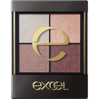 excel 眼影 四色眼影 裸色深邃眼影 SR 光綻時裳四色眼采 CS excel 蜜粉 excel sr03