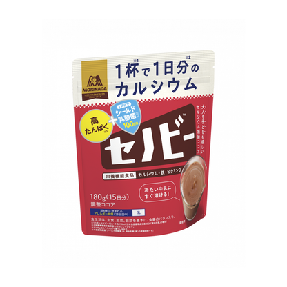 MORINAGA 森永製菓 senobi 可可 鈣質可可 1袋 早餐 營養點心（180g）