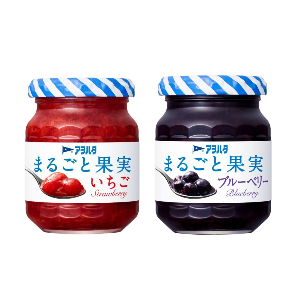 Aohata 果醬 草莓果醬 藍莓果醬 有果實 有果粒  whole fruit 125g MJ
