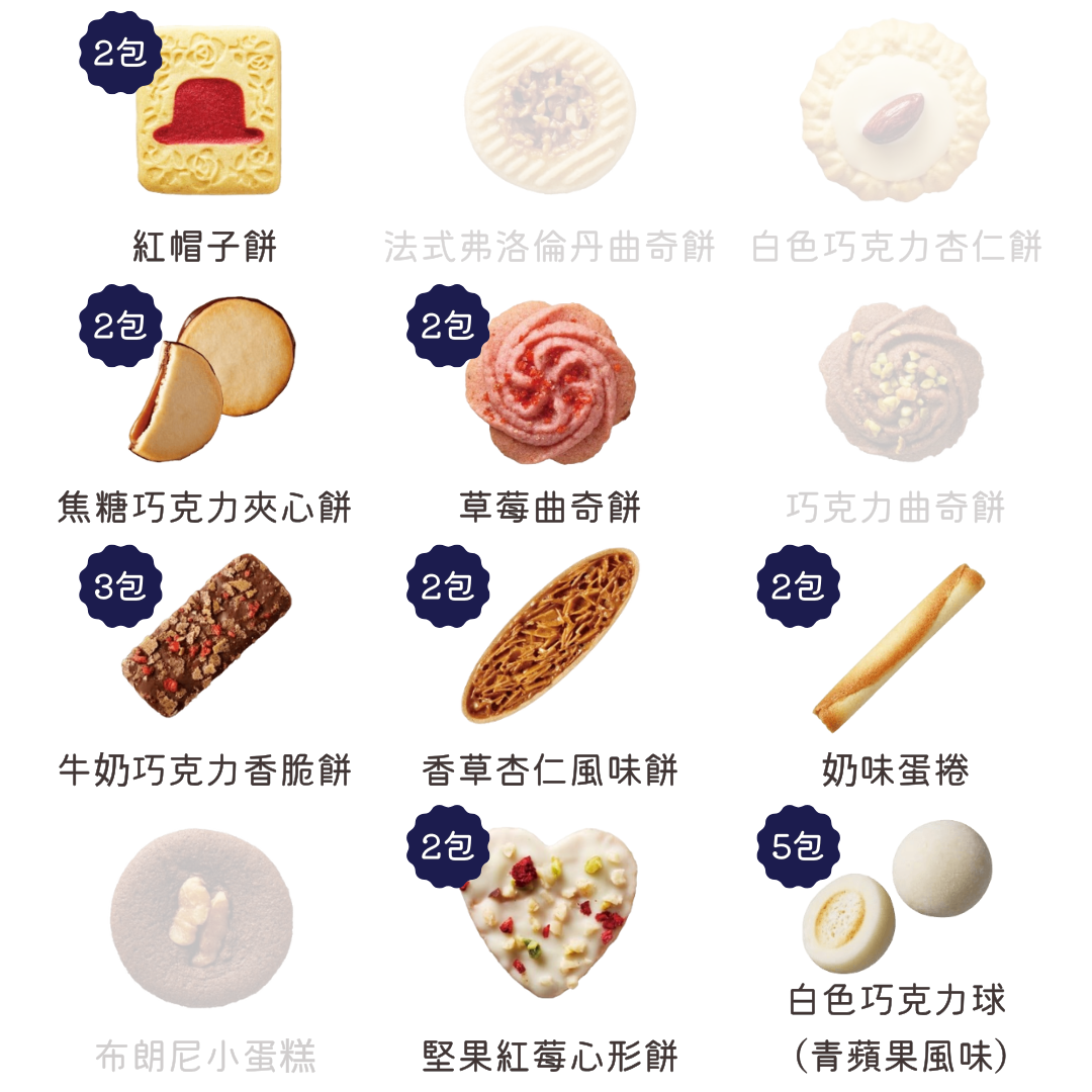 紅帽子 高帽子 紅帽子日本喜餅餅乾禮盒 伴手禮 沒有附贈紙袋 紙盒版