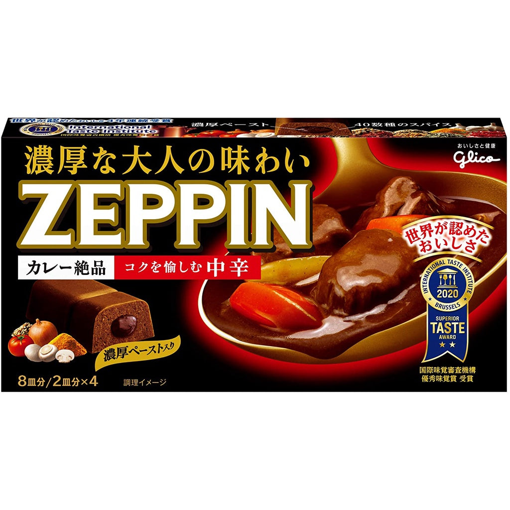 ZEPPIN glico  固力果 絕品咖哩 甘口中辛/辛口/ 濃郁夾心咖哩塊　日式咖哩
