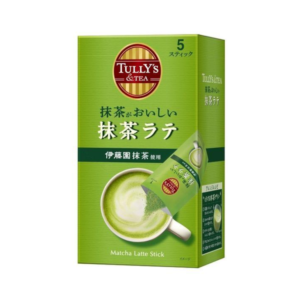 TULLY'S 咖啡 抹茶拿鐵咖啡  1箱（5條入）