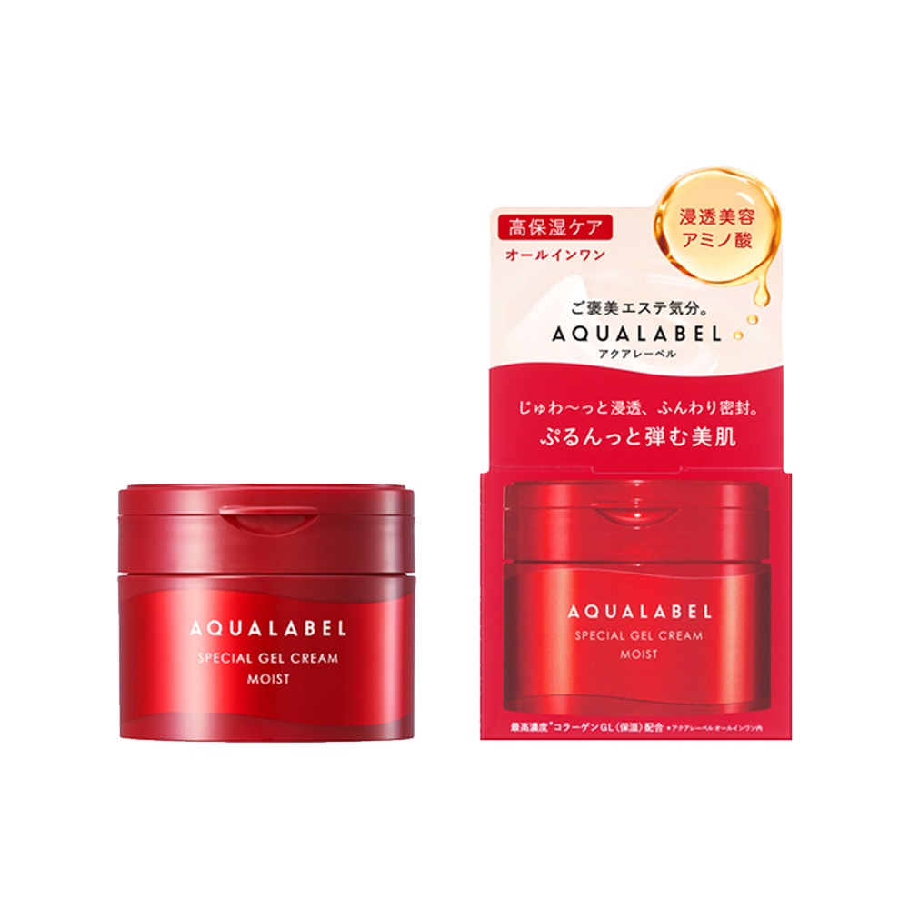 AQUALABEL 水之印 特製凝膠乳霜 EX 保濕 90g 資生堂