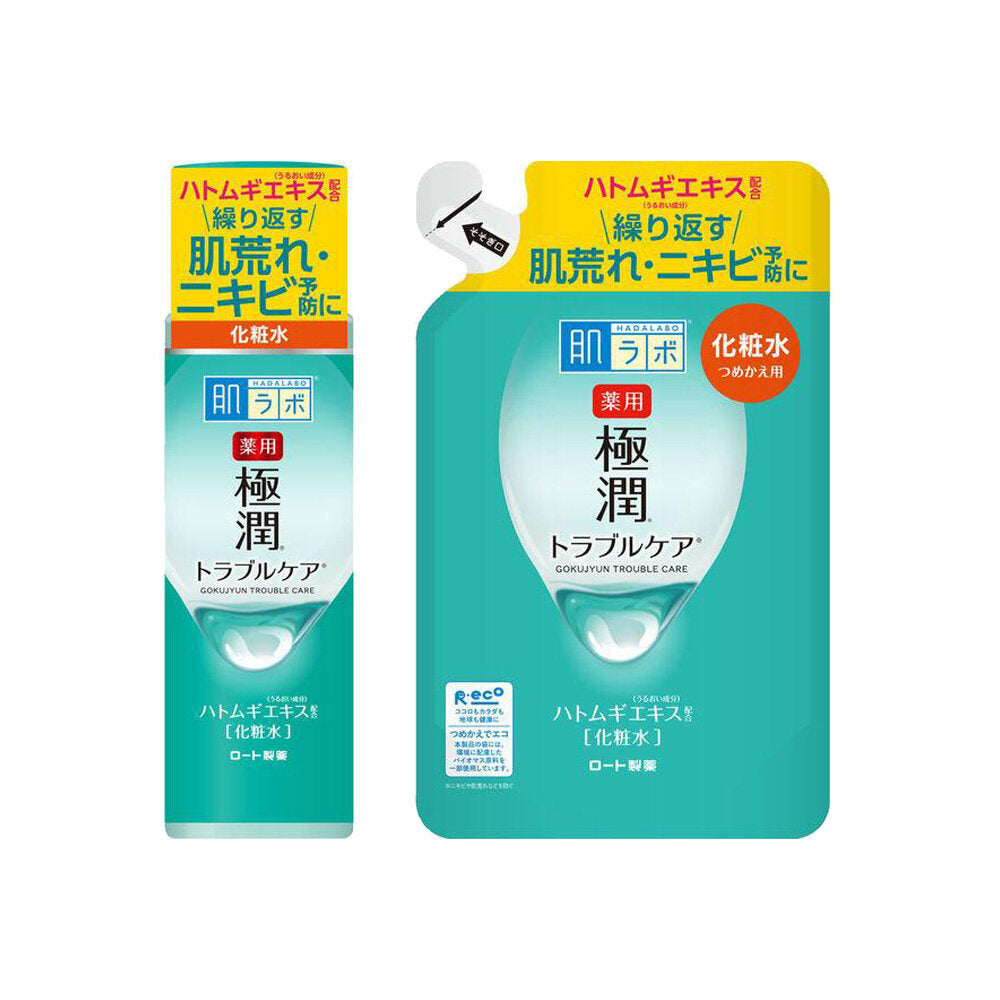 肌研 抗痘 極潤健康化粧水 不安定肌新對策 170ml 化妝水 極潤健康化粧水 補充包 170ml 樂敦製藥