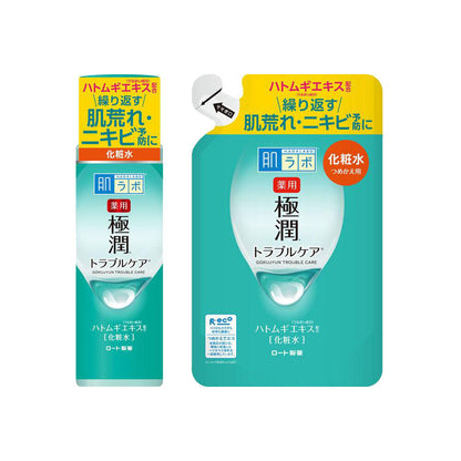 肌研 抗痘 極潤健康化粧水 不安定肌新對策 170ml 化妝水 極潤健康化粧水 補充包 170ml 樂敦製藥