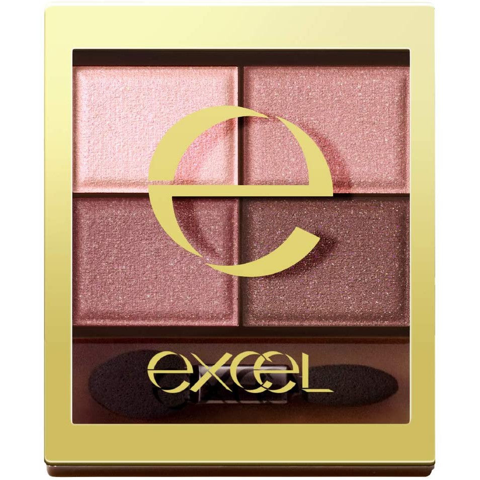 excel 眼影 四色眼影 裸色深邃眼影 SR 光綻時裳四色眼采 CS excel 蜜粉 excel sr03