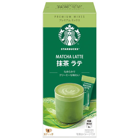 日本星巴克 STARBUCKS 咖啡隨身包 抹茶 咖啡粉 拿鐵 4包