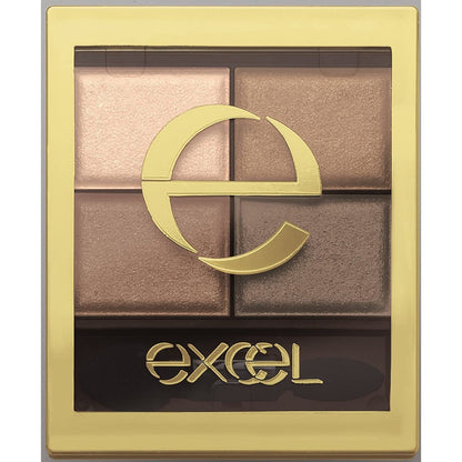 excel 眼影 四色眼影 裸色深邃眼影 SR 光綻時裳四色眼采 CS excel 蜜粉 excel sr03