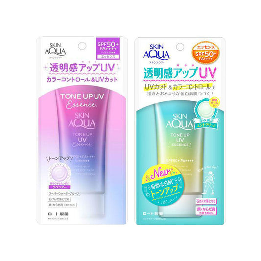 樂敦製藥 SKIN AQUA美肌防曬飾底乳  SPF50+/PA++++ 80g